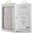 Etui GUESS do Samsung Galaxy S24, 4G Ring Classic Logo, różowe