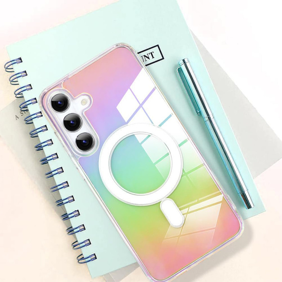 Etui do Samsung Galaxy A16 / A16 5G, Fusion Hybrid, do MagSafe, wielokolorowe + Szkło 9H na ekran