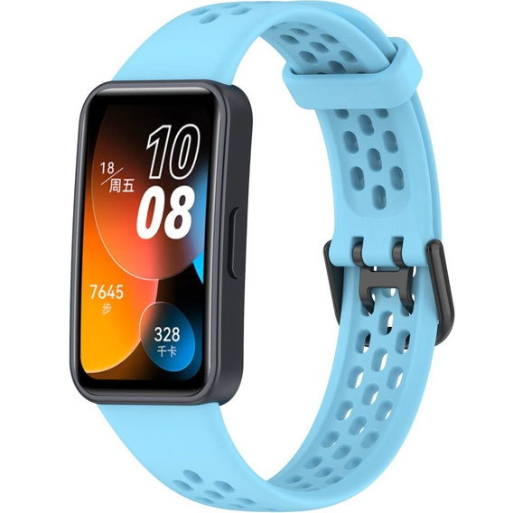 Pasek Silikonowy do Huawei Band 8 / Huawei Band 9 / Huawei Band 10, Niebieski