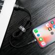 Baseus kabel Cafule USB - Lightning 3,0 m 1,5A - szaro-czarny