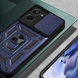 Etui pancerne do Realme 10 4G, CamShield Slide, niebieskie