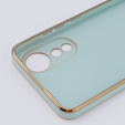Etui do Oppo A78 4G, Glamour CamShield, miętowe