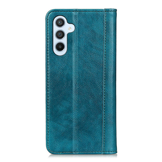 Etui do Samsung Galaxy A36 5G, Wallet Litchi Leather, zielone