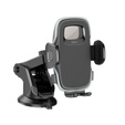 Uchwyt na telefon Hoco H15 do samochodu do szyby / deski - czarny
