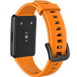 Pasek Silikonowy do Huawei Band 6 / Honor Band 6, Pomarańczowy