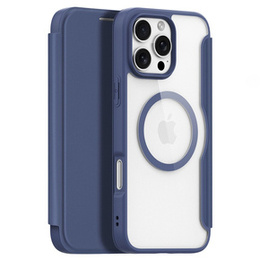 Etui Dux Ducis do iPhone 16 Pro, Skin X Pro, MagSafe, granatowe