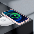 Etui do iPhone 15 Pro Max, ERBORD Impact Guard, do MagSafe, różowe