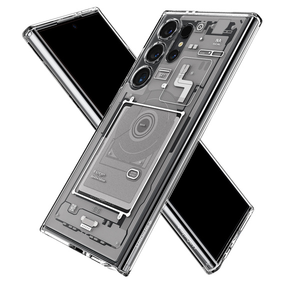 Etui Spigen do Samsung Galaxy S24 Ultra, Ultra Hybrid, Zero One, Białe
