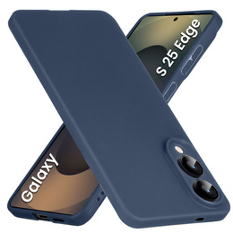 Nakładka Matt TPU do Samsung Galaxy S25 Edge – granatowa