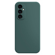 Etui do Samsung Galaxy M55 5G, Silicone Lite, ciemnozielone