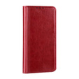 Skórzane Etui Wallet do Samsung Galaxy A72 5G / A72 LTE, Red