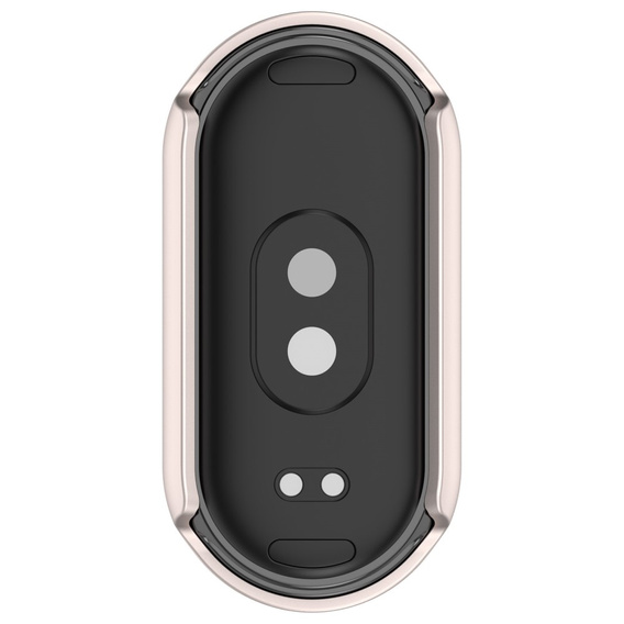 Etui z Diamentami do Xiaomi Smart Mi Band 9, Beżowe