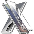 Etui do Samsung Galaxy S25 Ultra, Magnetic Dual Glass, srebrne