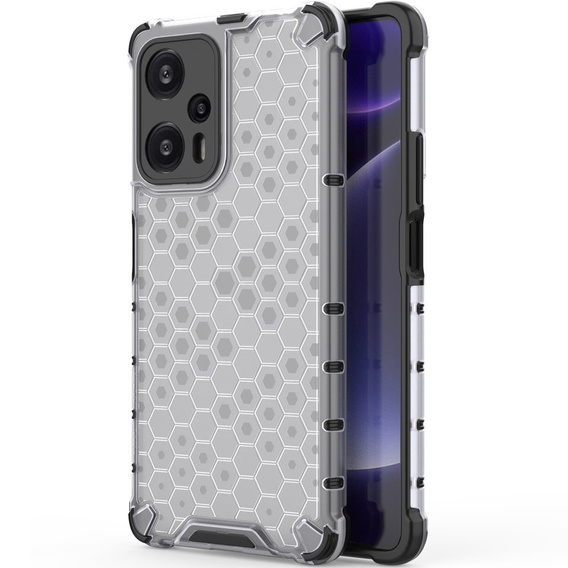 Etui Honeycomb do Xiaomi Poco F5, Szare