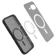 Etui z MagSafe Spigen do Google Pixel 9A, Ultra Hybrid, matowe / czarne + Szkło Hartowane 9H