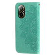 Etui z klapką do Realme C67, Mandala, zielone