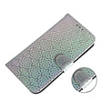 Etui z klapką do Oppo A17, Wallet, Mandala szare