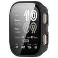 Etui z hartowanym szkłem do Amazfit Bip 6 – pełna ochrona 2w1 - czarne