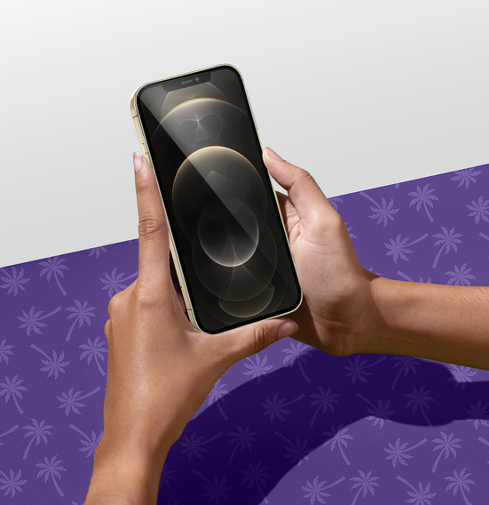 Szkło Hartowane Prywatyzujące Shy Palm do iPhone 12 Pro Max