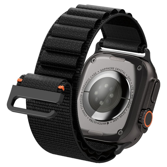 Pasek Spigen WBF1 Band do Apple Watch 8/9/10/11/SE/Ultra 1/2 (44/45/46/49 mm) – Black