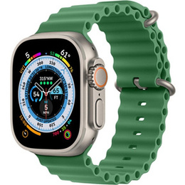 Pasek Silikonowy do Apple Watch 1/2/3/4/5/6/7/8/9/10/11/SE 38/40/41/42mm, Zielony