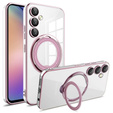 Etui Magnetyczne do Samsung Galaxy S24 FE, do MagSafe, różowe