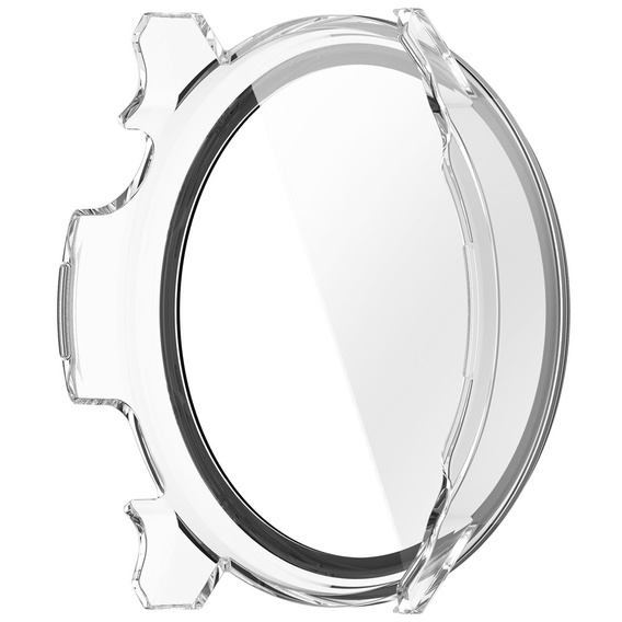 2w1 Etui + Szkło Hartowane do Garmin Venu 4 45mm, przezroczyste