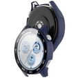 2w1 Etui + Szkło Hartowane do Huawei Watch GT 5 46mm, Granatowe