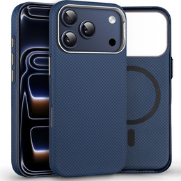 Etui SULADA do iPhone 17 Pro Max z MagSafe – tytanowe niebieskie