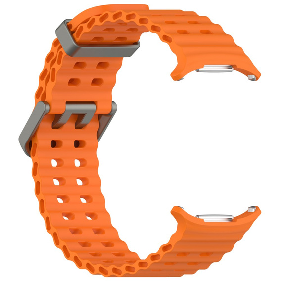 Pasek Silikonowy do Samsung Galaxy Watch Ultra 47mm (2025 / 2024), Pomarańczowy