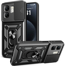 Etui pancerne do Infinix Hot 50i 4G, CamShield Slide, czarne