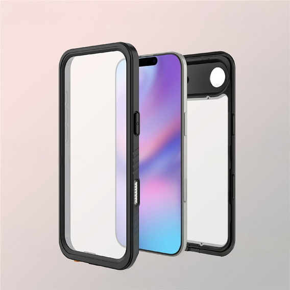 Etui Wodoodporne IP68 do iPhone Air, Redpepper, czarne