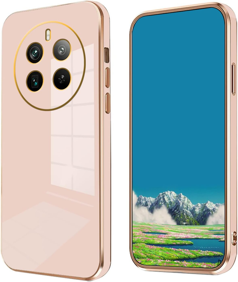 Etui do Realme 12 Pro 5G / 12 Pro+ 5G, Glamour CamShield, różowe rose gold