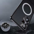 Etui z ochroną aparatu do Samsung Galaxy Note 20 Ultra, CamShield MagSafe, przezroczyste / czarne