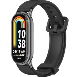 Pasek Silikonowy do Xiaomi Smart Band 10 / 9 / 8, Czarny