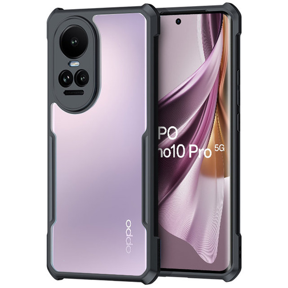 Etui do Oppo Reno 10 Pro, AntiDrop Hybrid, czarne