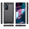 Etui do Motorola Edge 30 Pro, Karbon, czarne