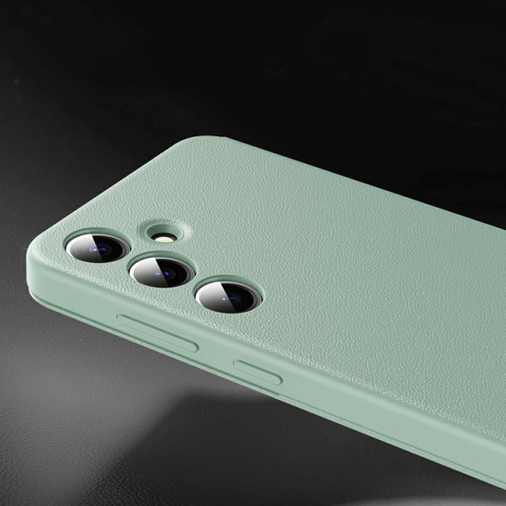 Etui do Samsung Galaxy A56 5G – Smart View z kieszenią na kartę, zielone