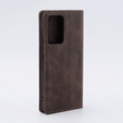 Etui do Xiaomi 13 lite, ERBORD Vintage portfel z klapką, kawowe