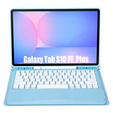 Etui z klawiaturą Bluetooth i touchpadem do Samsung Galaxy Tab S10 FE+ Plus X620/X626B – niebieskie