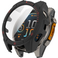 2w1 Etui + Szkło Hartowane do Garmin Fenix 8 51mm, Czarny / Czerwony