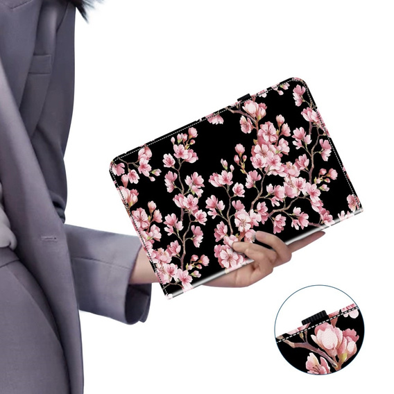 Etui do iPad Air 13" 2024 (6 gen.), Smartcase, plum blossom