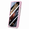 Etui do Samsung Galaxy Z Fold6 5G, z rączką, różowe