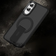 Etui do Samsung Galaxy S25 Edge, Kickstand Matt Case, do MagSafe, czarne