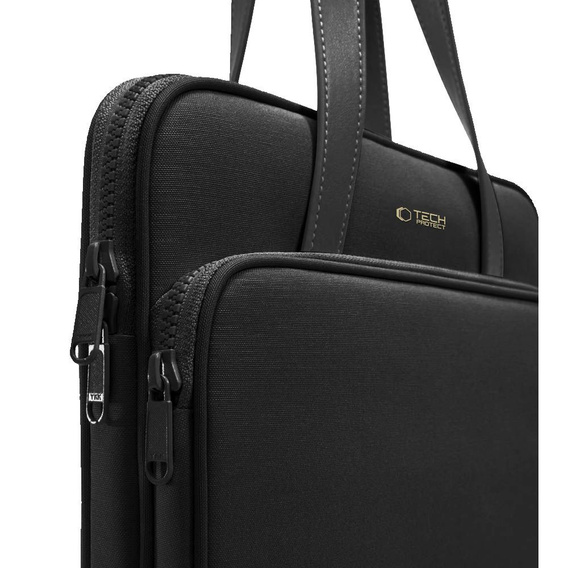 Tech-Protect Carrying Bag, Etui Torba do laptopów 13-14 cali,  Czarne