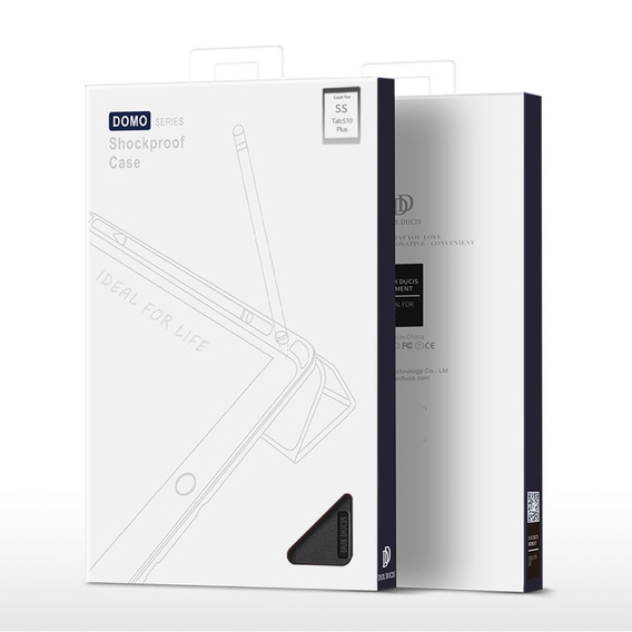 Etui do Samsung Galaxy Tab S10+ Plus, Dux Ducis Domo, czarne