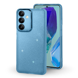 Etui do Samsung Galaxy M55 5G, Glittery Powder, niebieskie