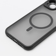 Etui do MagSafe do iPhone 15 Plus, Hybrid Matte Lens Pro, czarne