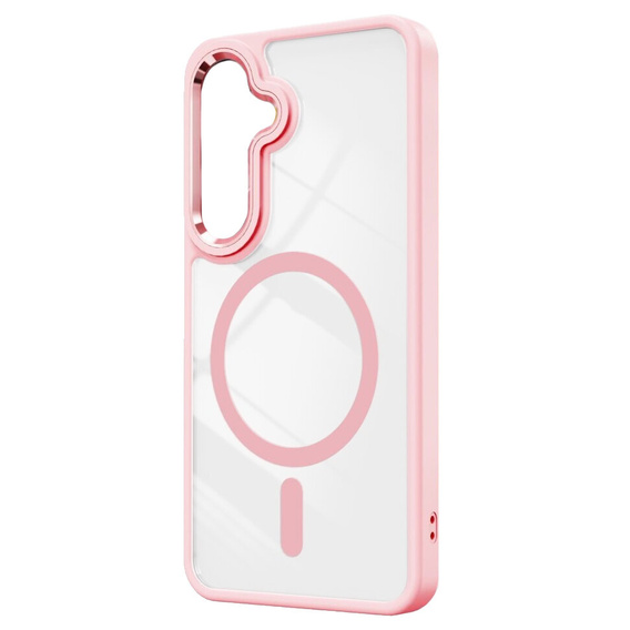 Etui do MagSafe do Samsung Galaxy S24, Hybrid Case, różowe