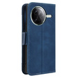 Etui z klapką do Xiaomi Poco F7 Pro, Card Slot, granatowe